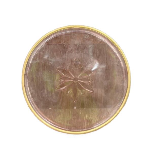 Vintage Pink Depression Glass Decanter Set with Tray, 8 Pc Set, 1930s - Picture 6 of 10